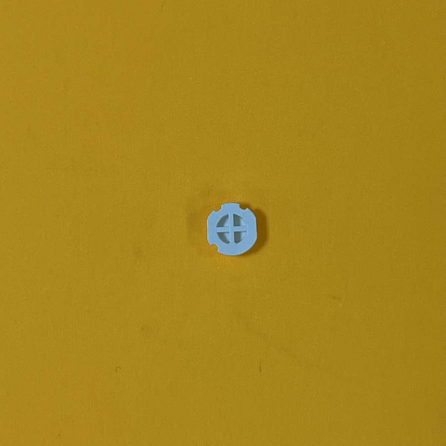 Blue button for Nintendo 3DS XL with cross symbol, replacement part.