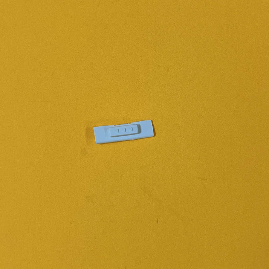 White Wifi slider for Nintendo 3DS XL on yellow background.
