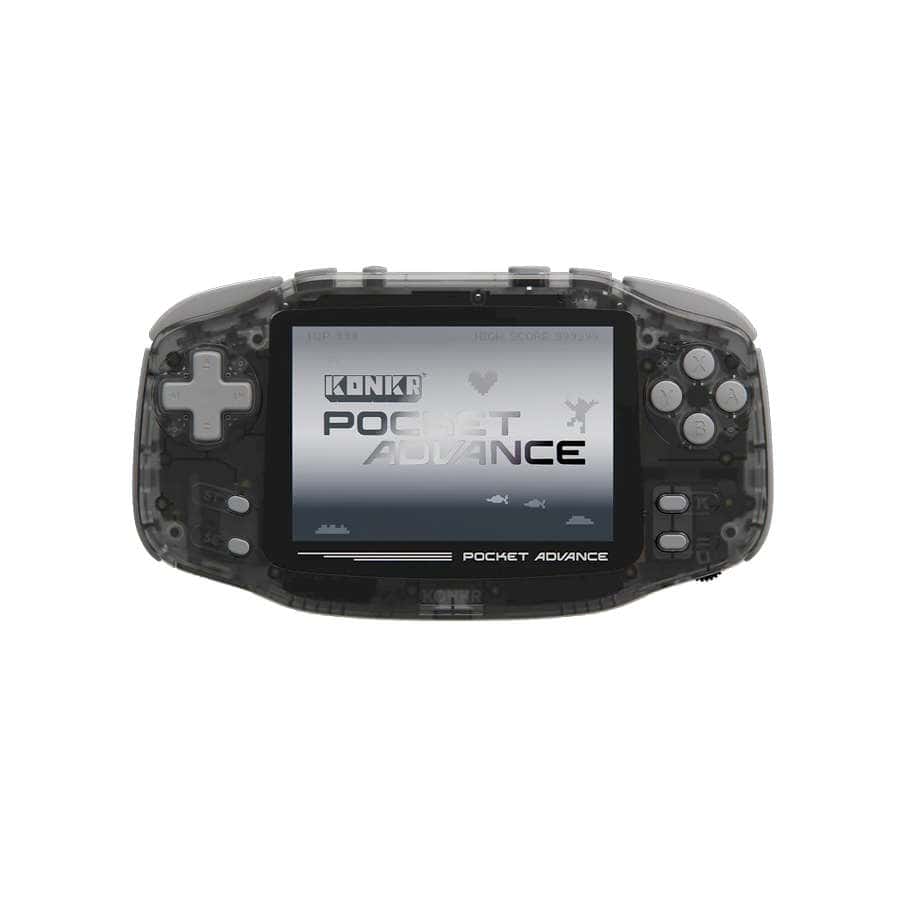 KONKR Pocket Advance handheld gaming device with screen and controls.